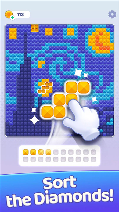 Brilliant Sort: Diamond Puzzle screenshot1