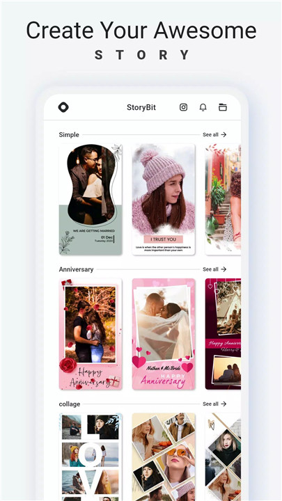 StoryBit: Reels & Story Maker screenshot1