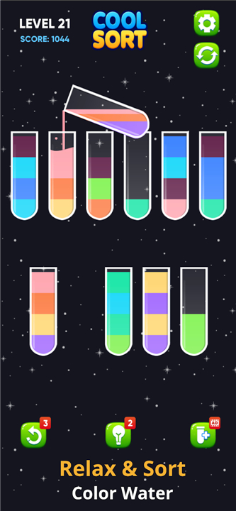 Cool Sort - Liquid Puzzle Game screenshot2