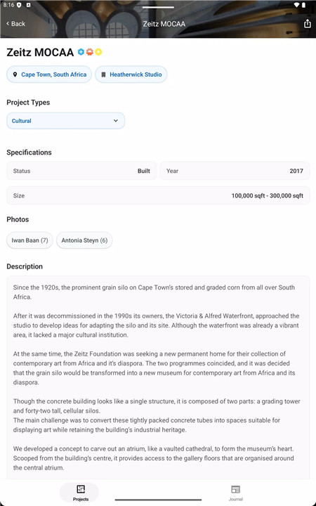 Architizer: A+ Architecture screenshot8
