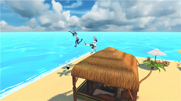 The floor is lava game parkour screenshot1