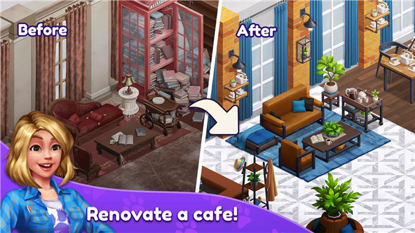 Pipers Pet Cafe - Solitaire screenshot1