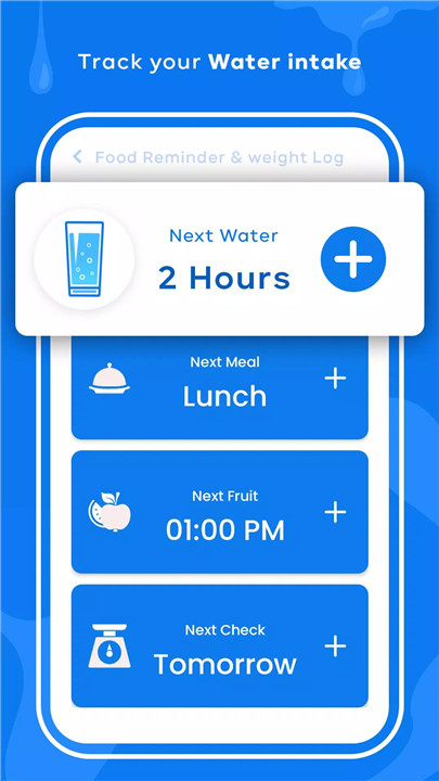 Food Reminder & Weight Log screenshot3