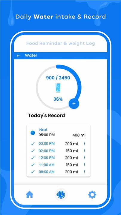 Food Reminder & Weight Log screenshot7