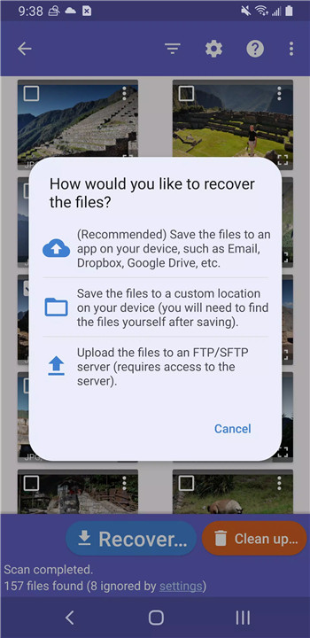 DiskDigger photo/file recovery screenshot5