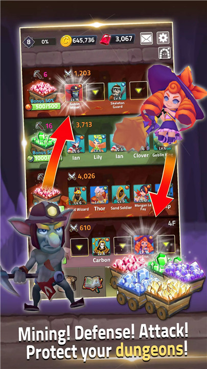 Dungeon Manager : Mine King screenshot4