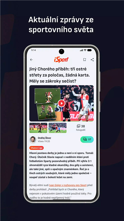 iSport.cz: sportovní zprávy screenshot3