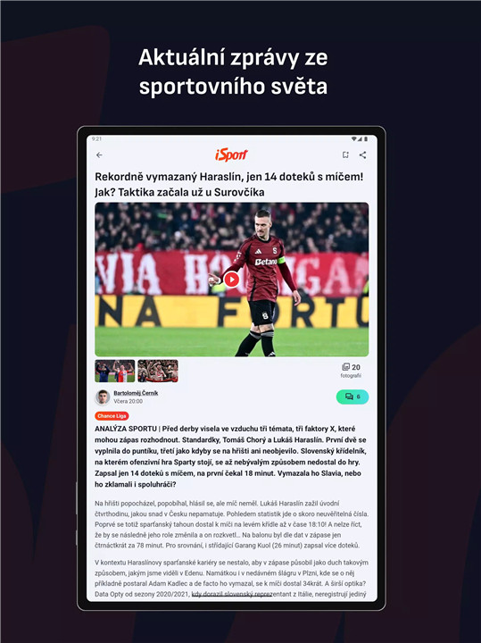 iSport.cz: sportovní zprávy screenshot8