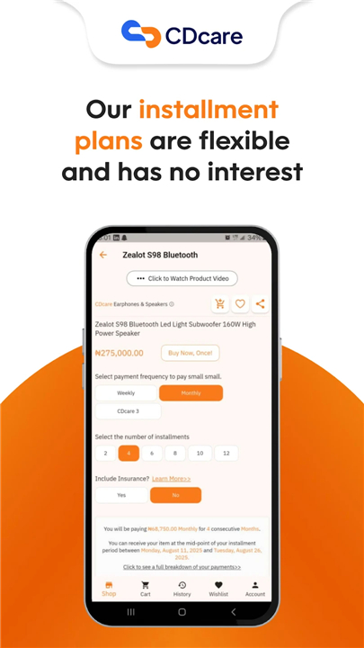 CDcare - Pay Small Small App screenshot3