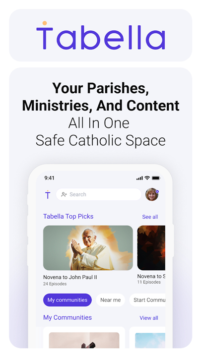 Tabella Catholic App screenshot1