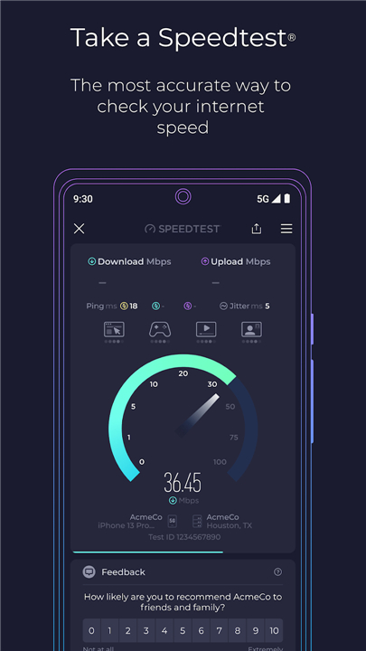 Speedtest by Ookla screenshot1