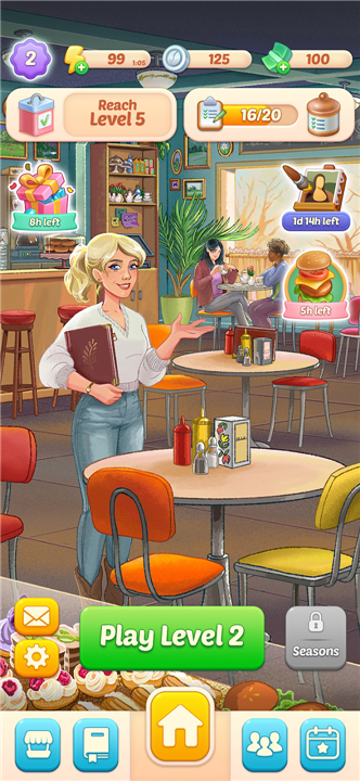 Corner cafe : Merge & Cook screenshot5