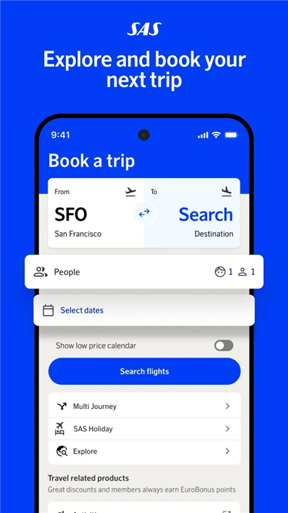 SAS – Scandinavian Airlines screenshot3