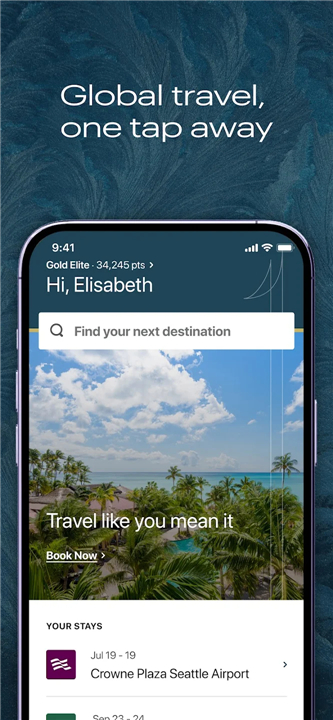 IHG One Rewards: Book Hotels screenshot1