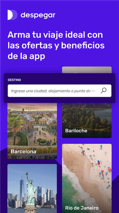 Despegar: vuelos y hoteles screenshot1