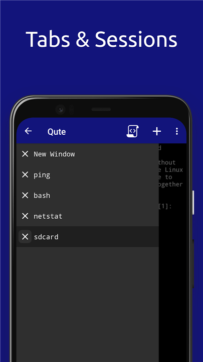 Qute: Terminal emulator screenshot6
