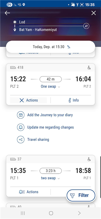 Israel Railways screenshot4