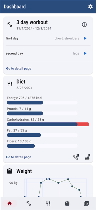wger Workout Manager screenshot1