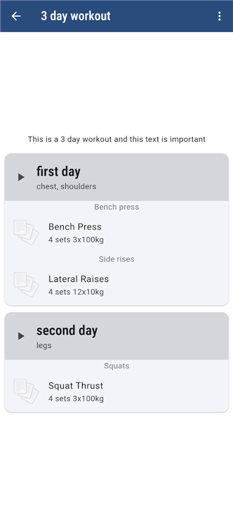 wger Workout Manager screenshot2
