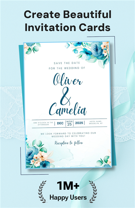 Invitation Maker & RSVP Cards screenshot1