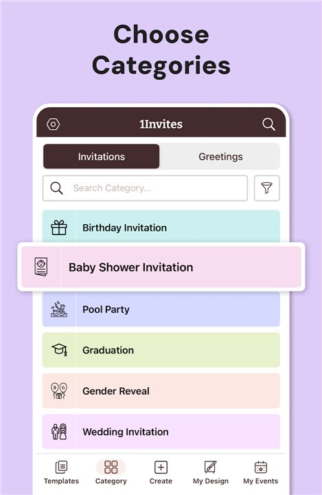 Invitation Maker & RSVP Cards screenshot4