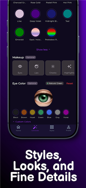 Morfio: Hairstyle & Hair Color screenshot4
