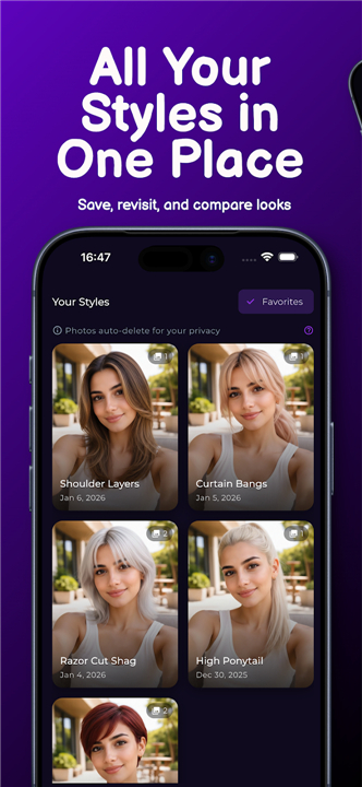 Morfio: Hairstyle & Hair Color screenshot5