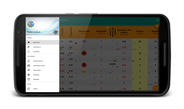 Teacher Gradebook screenshot1