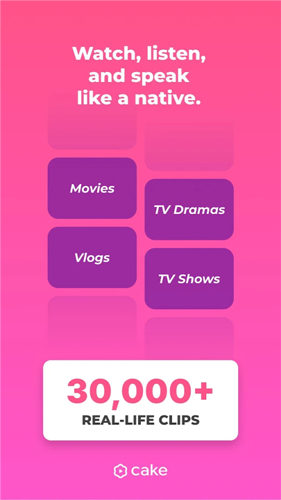 Cake - Learn English & Korean screenshot2