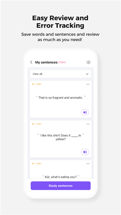 Cake - Learn English & Korean screenshot7