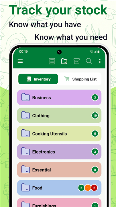 Home Inventory & Food: InvenDo screenshot1