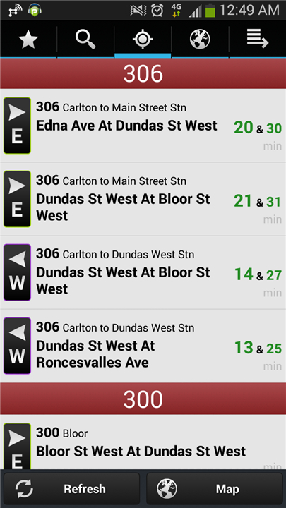 Transit Now Toronto for TTC screenshot1