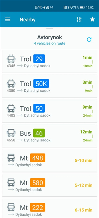EasyWay public transport screenshot3