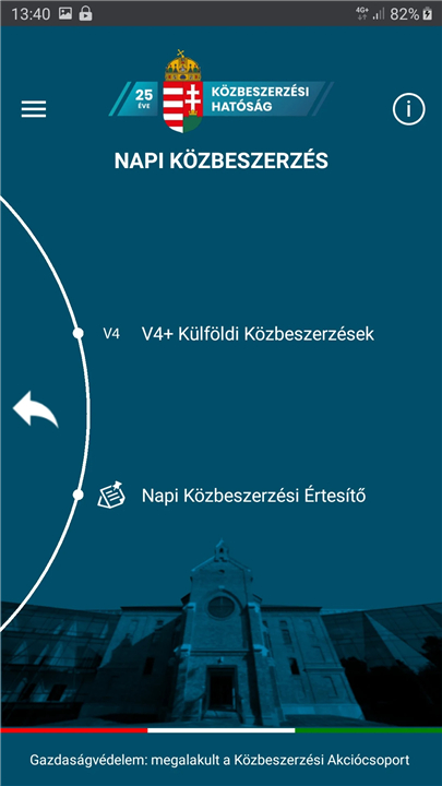 NAPI KÖZBESZERZÉS screenshot2