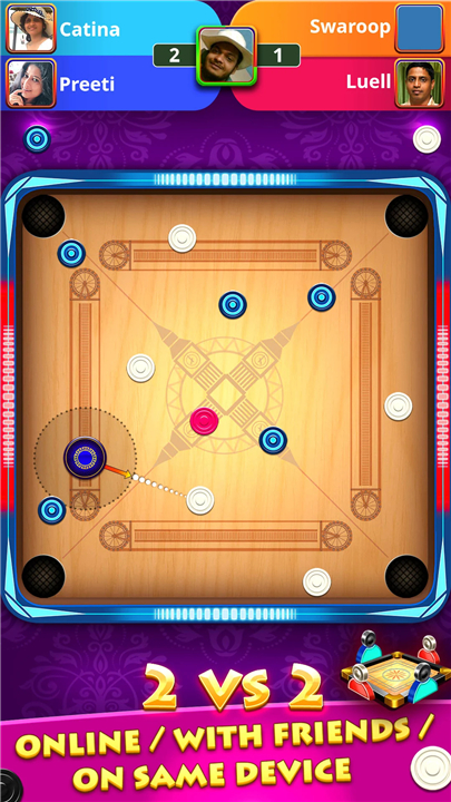 World Of Carrom :3D Board Game screenshot2