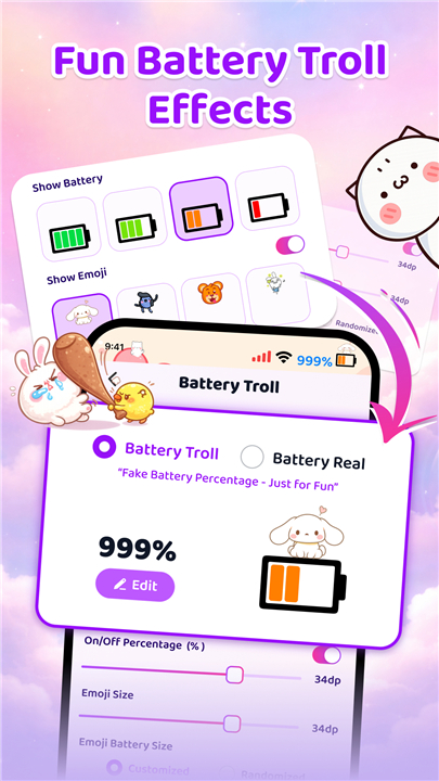 Emoji Battery Icon Customize screenshot3