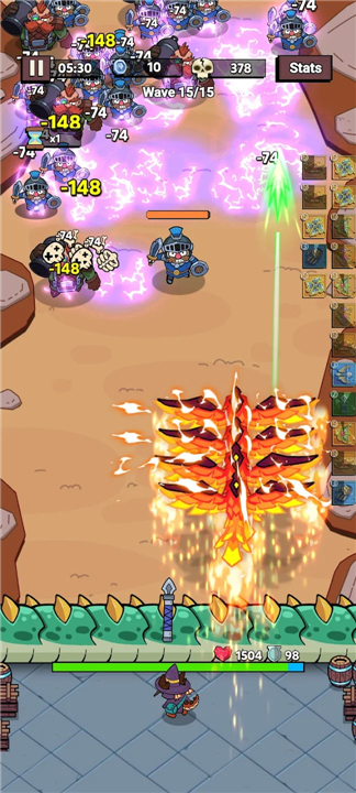 Fluffy Backpack: Merge Defense screenshot3