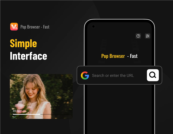Pop Browser - Fast screenshot1