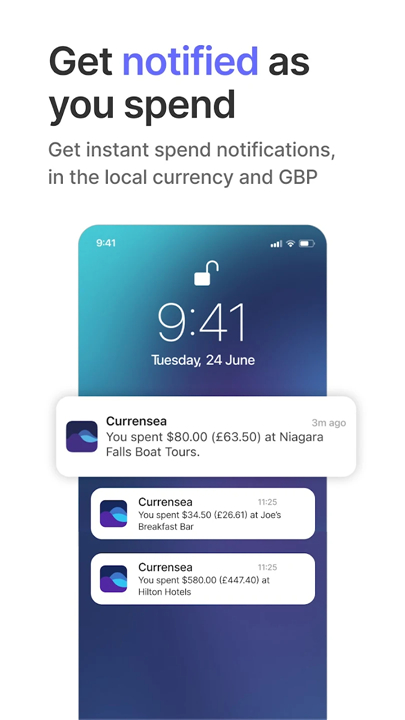 Currensea - Travel Debit Card screenshot3