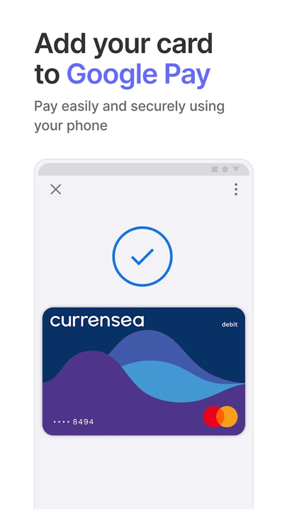 Currensea - Travel Debit Card screenshot7