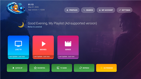 Wavvy TV Plus: IPTV M3U Player screenshot1