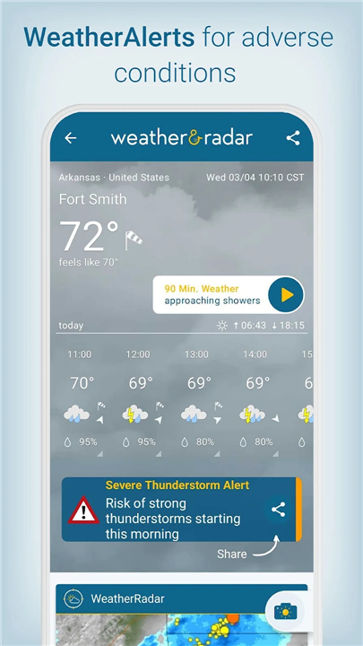 Weather & Radar Forecast screenshot1