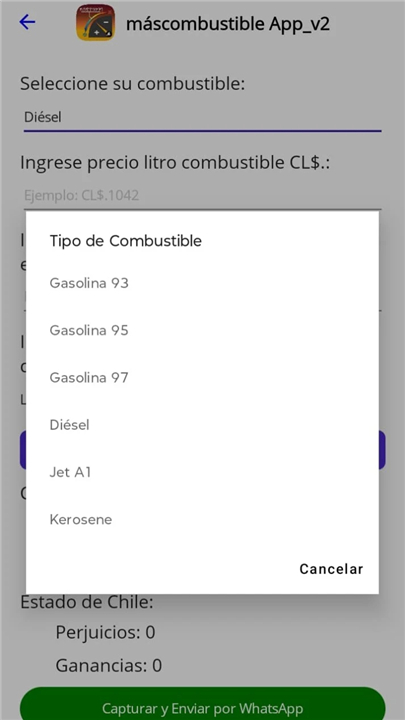 mascombustible App_v2 screenshot2