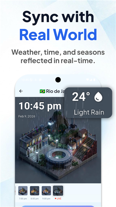 DayCity: Weather Clock Widget screenshot3