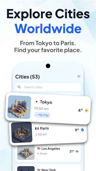 DayCity: Weather Clock Widget screenshot7
