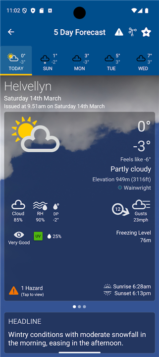 Mountain Weather UK screenshot1