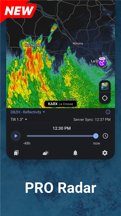 Rain Viewer: Weather Radar Map screenshot4