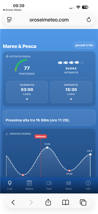 Orosei Meteo screenshot3