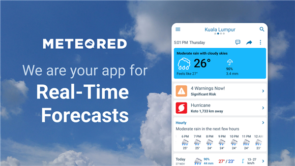 Weather 14 days - Meteored screenshot1