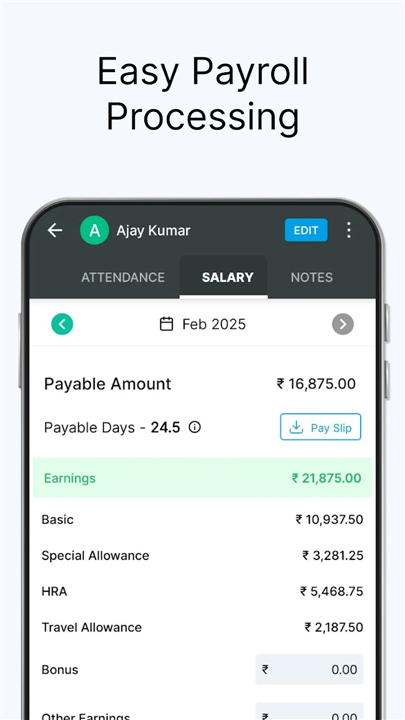 Staff Attendance & Payroll App screenshot3